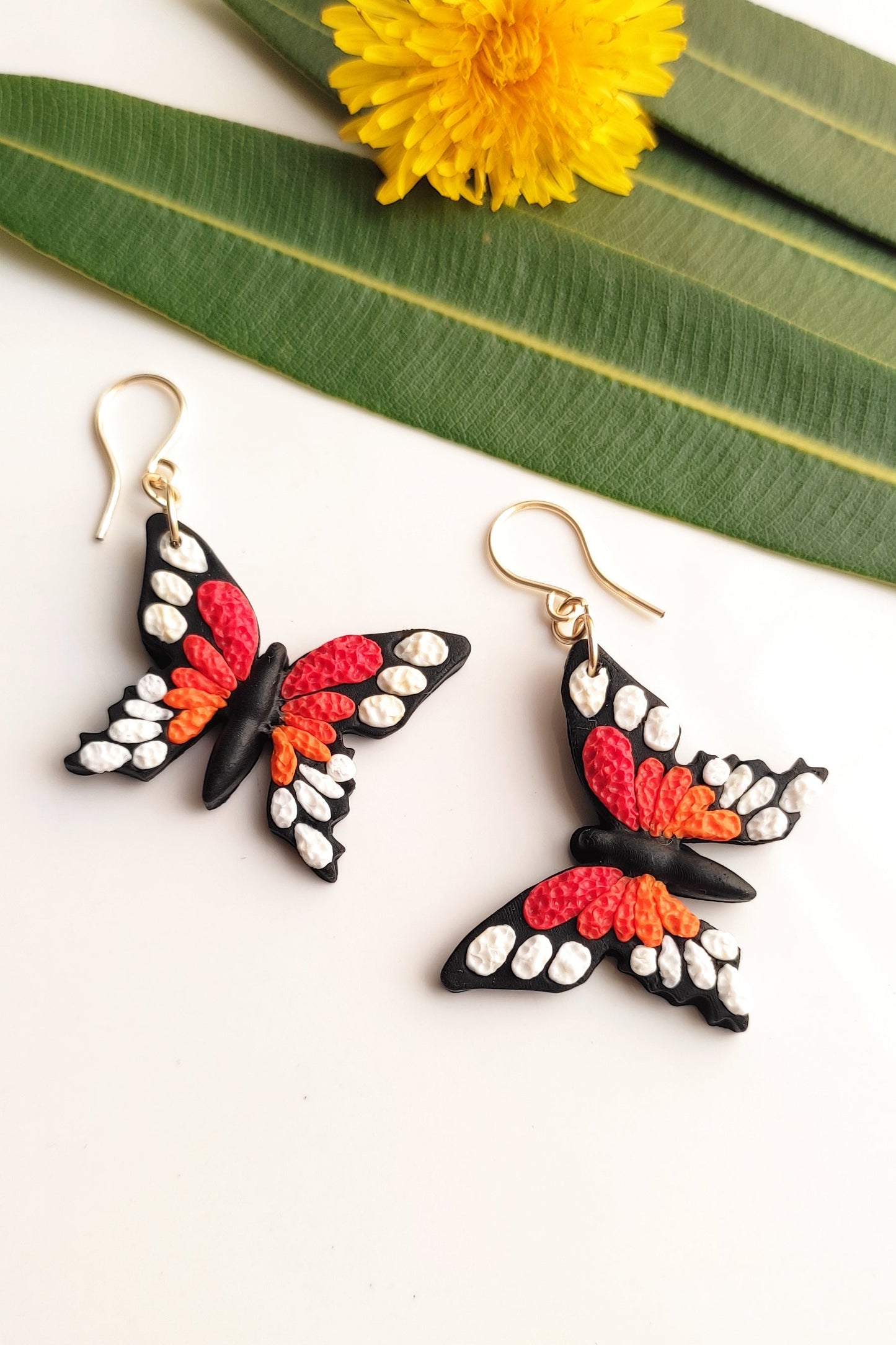 Pendientes Mariposa Monarca
